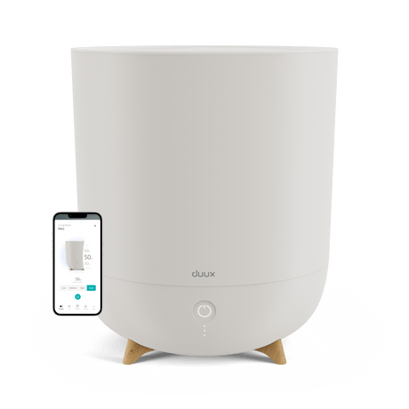 Duux | Smart Humidifier | Neo | Water tank capacity 5 L | Suitable for rooms up to 50 m² | Ultrasonic | Humidification capacity 500 ml/hr | Greige
