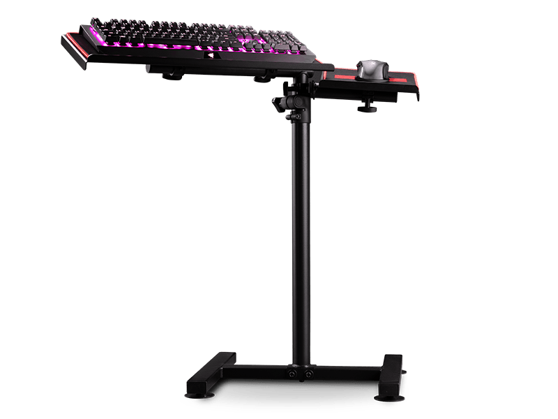NLR-A012 Free Standing Keyboard and Mouse Stand | Floor stand | Height | Black