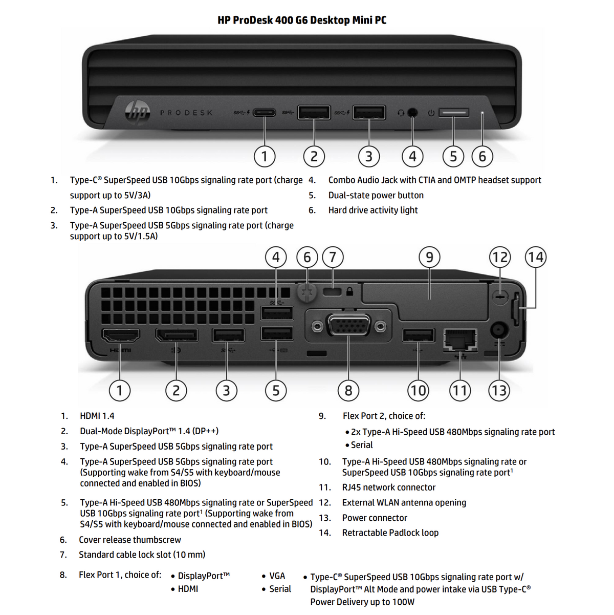 HP Renewed Grade A | ProDesk 400 G6 Desktop Mini | Intel Core i5 | i5-10500T | 16 GB | SSD | 256 GB | Intel UHD Graphics 630 | Windows 11 Pro