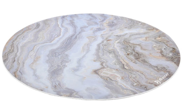 Arozzi Zona Round Floor Pad | White Marble
