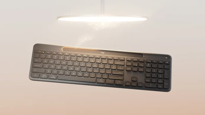 Logitech Signature Slim Solar+ K980 for Business Belaidė klaviatūra, RF+Bluetooth, US Int, Graphite