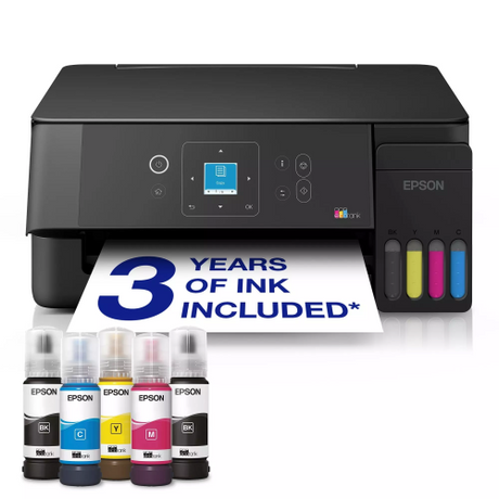 Epson EcoTank L3362 Spausdintuvas rašalinis spalvotas MFP A4 33 ppm USB Wi-Fi