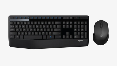 Logitech MK345 Combo Belaidė klaviatūra + pelė, US, Juoda