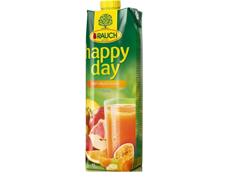 Sultys Happy Day įvairių vaisių 100 % 1 l 