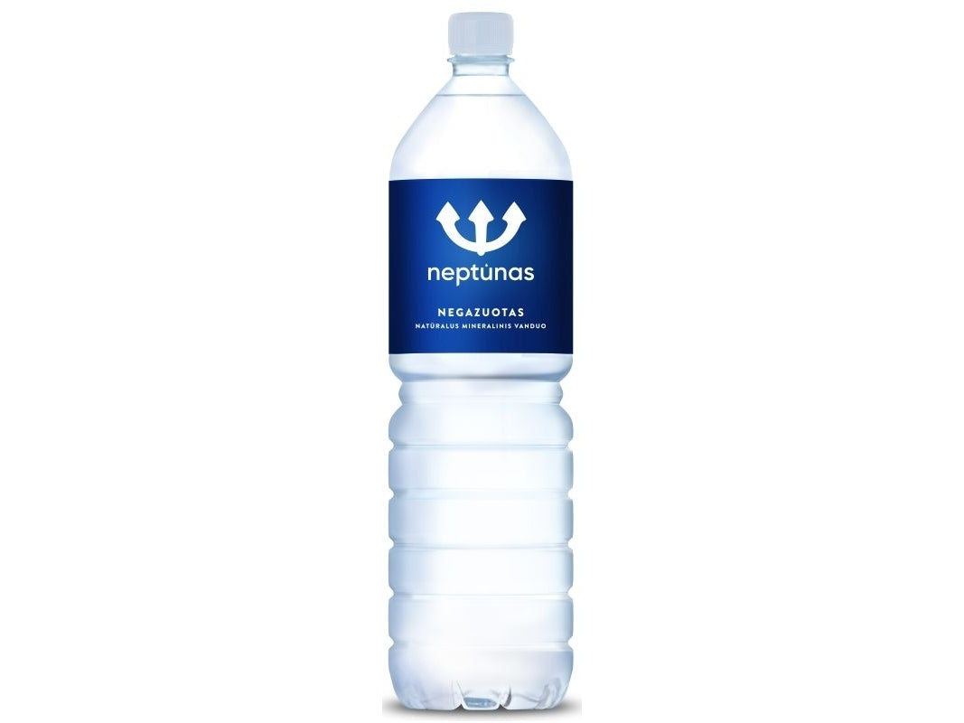 Vanduo Neptūnas pet negaz. 1,5 L  (kaina nurodyta su užstatu už tarą)