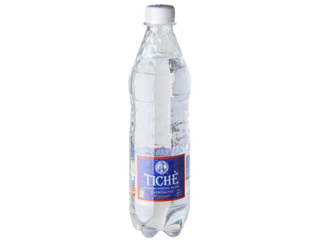 Vanduo Tichė pet gaz. 0,5 L  (kaina nurodyta su užstatu už tarą)