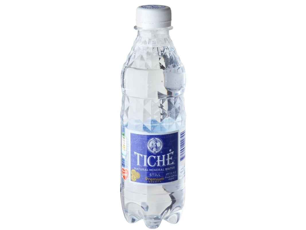 Vanduo Tichė pet negaz. 0,33 L  (kaina nurodyta su užstatu už tarą)