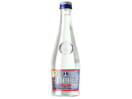 Vanduo Tichė stikle gaz. 0,33 L  (kaina nurodyta su užstatu už tarą)