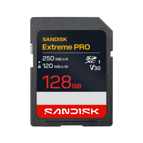 SanDisk Extreme PRO SDXC Atminties kortelė 128GB UHS-I