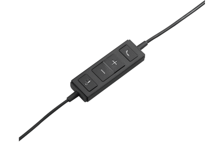Logitech H570e Mono UC Laidinės ausinės USB-A, Juoda